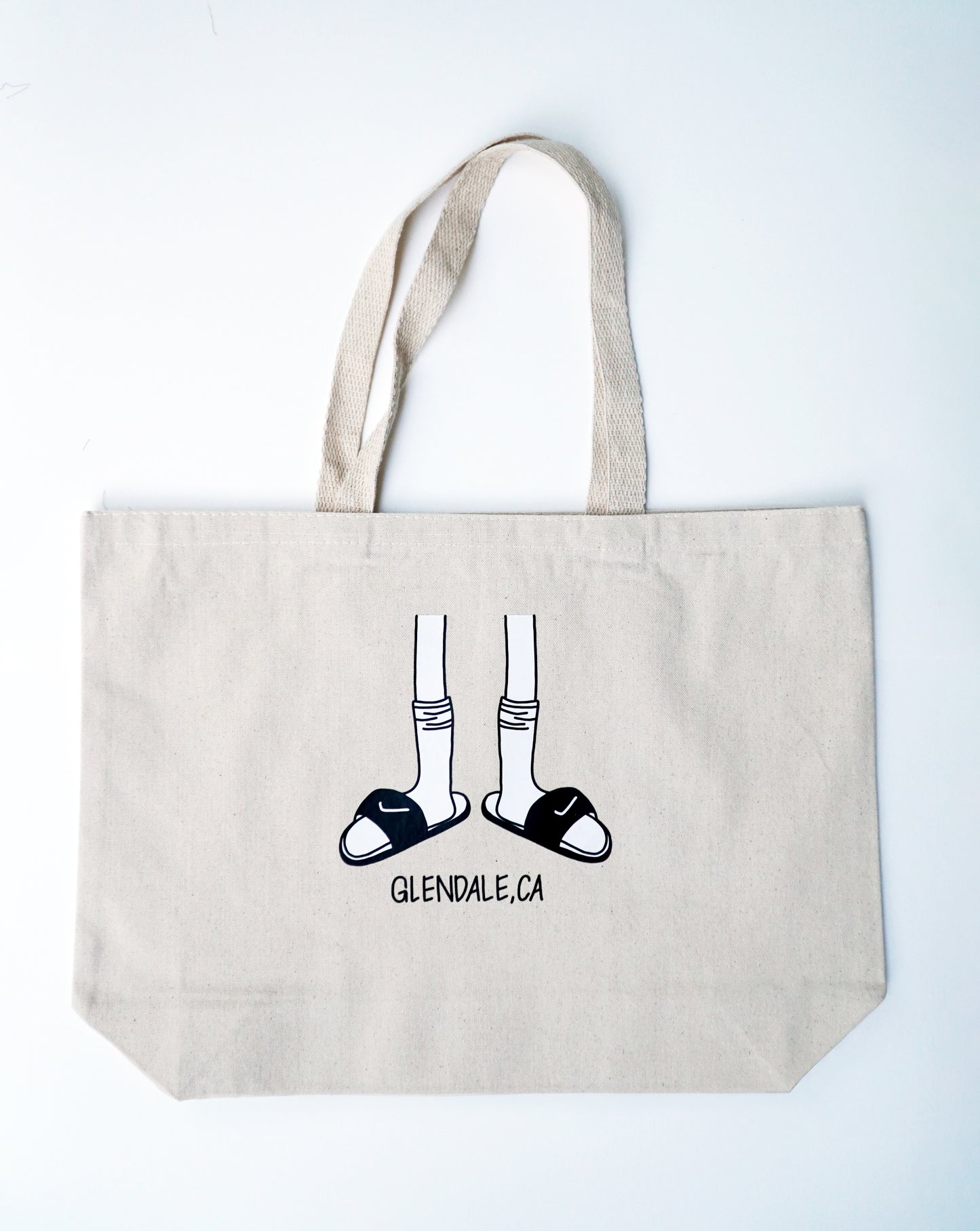 Socks + Sandals Tote Bag