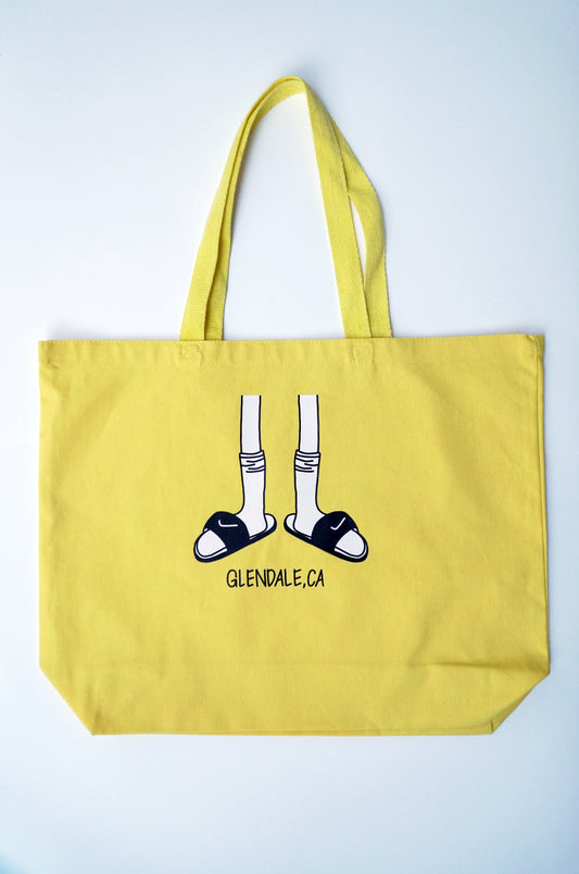 Socks + Sandals Tote Bag